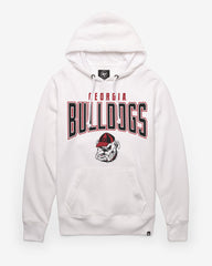 GEORGIA BULLDOGS TEAM ELEMENTS ARCH '47 HEADLINE HOOD WHITE WASH
