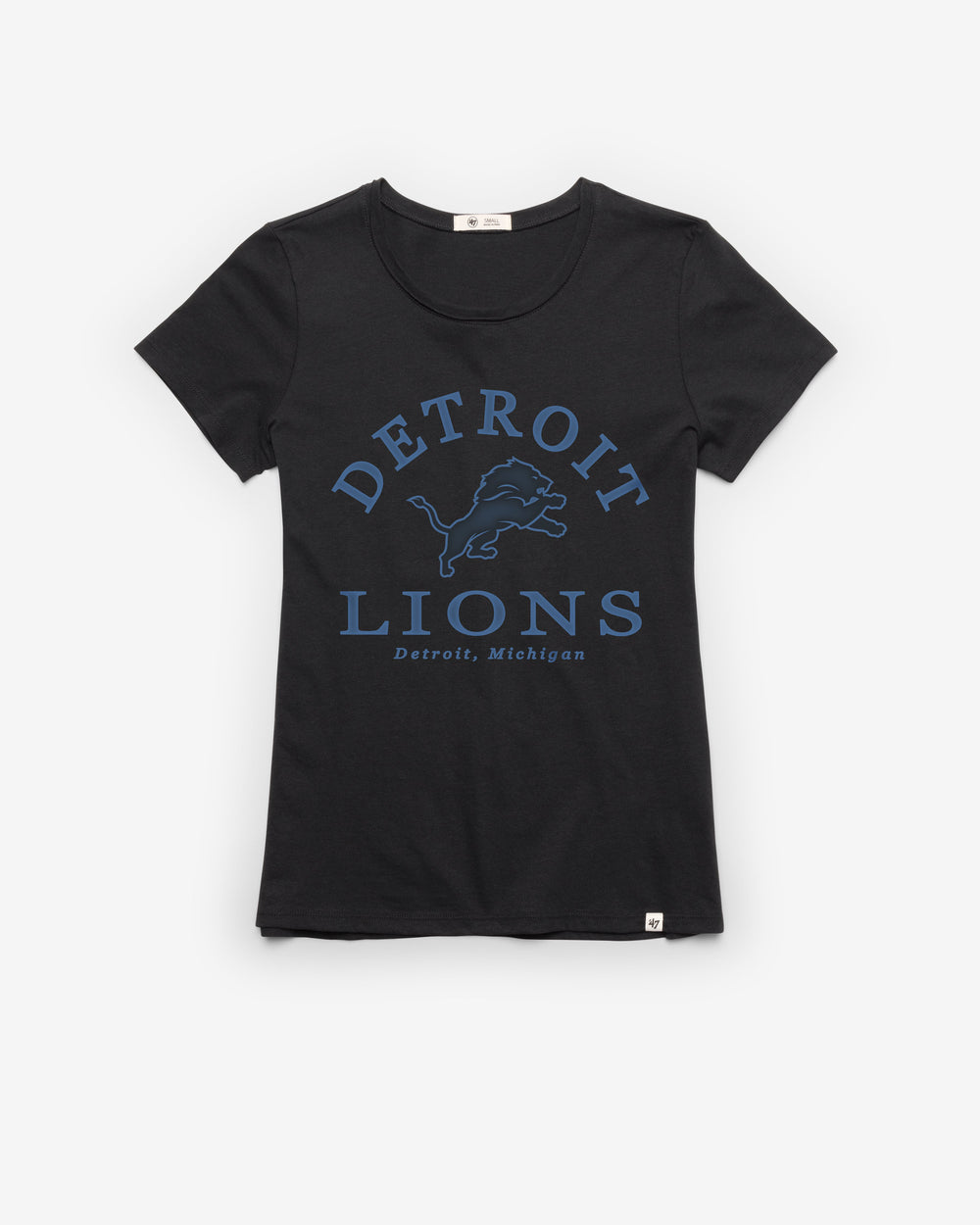 DETROIT LIONS FRESH START '47 FRANKIE TEE WOMENS FLINT BLACK