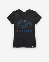 DETROIT LIONS FRESH START '47 FRANKIE TEE WOMENS FLINT BLACK