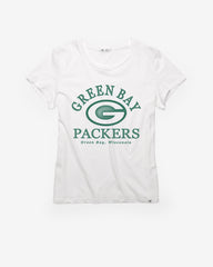 GREEN BAY PACKERS FRESH START '47 FRANKIE TEE WOMENS WHITE WASH
