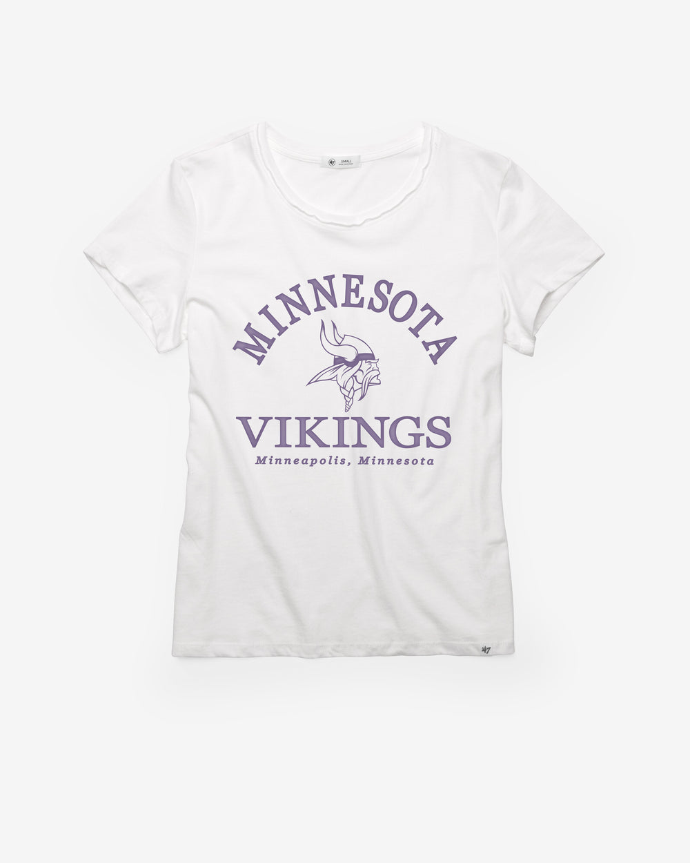 MINNESOTA VIKINGS FRESH START '47 FRANKIE TEE WOMENS WHITE WASH