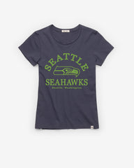 SEATTLE SEAHAWKS FRESH START '47 FRANKIE TEE WOMENS ATLAS BLUE