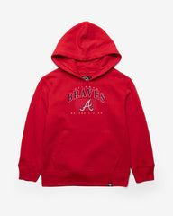 ATLANTA BRAVES DOUBLE HEADER '47 HEADLINE HOOD KIDS RED