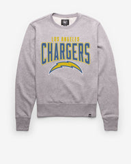 LOS ANGELES CHARGERS TEAM ELEMENTS ARCH '47 HEADLINE CREW SLATE GREY