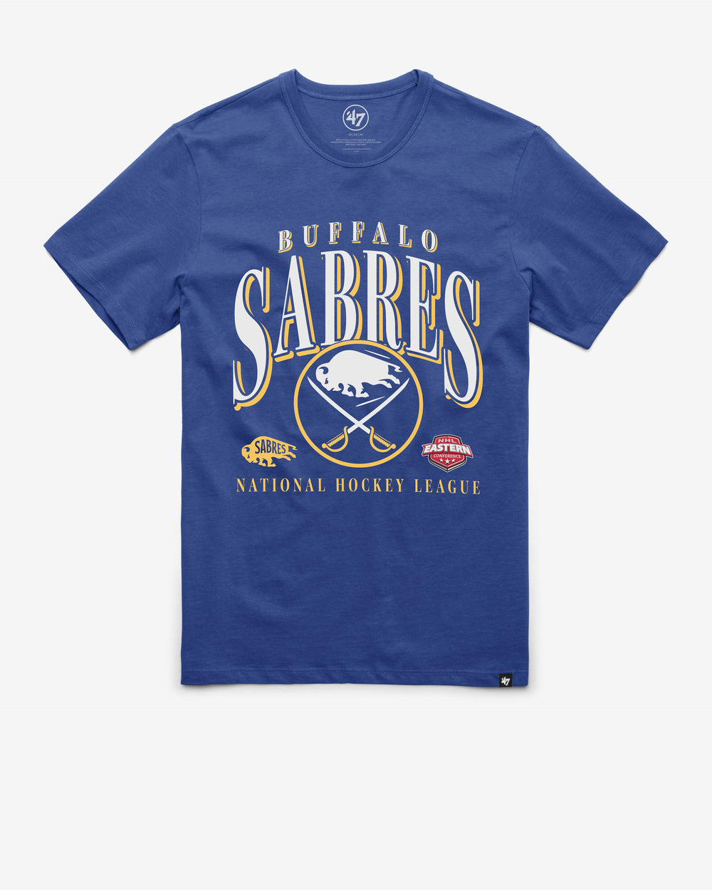 BUFFALO SABRES CREASE '47 FRANKLIN TEE JETTY BLUE