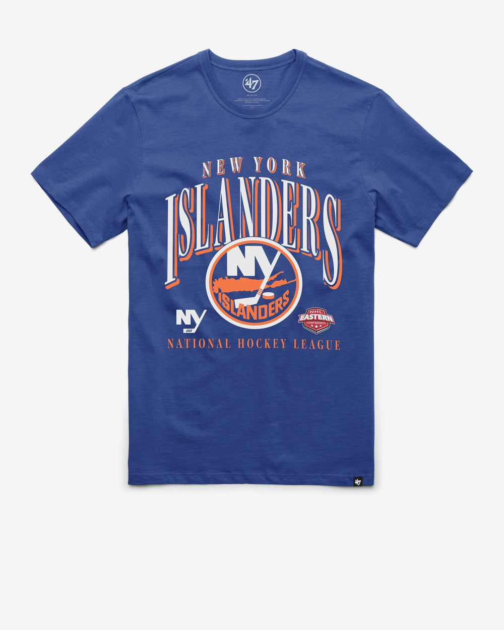 NEW YORK ISLANDERS CREASE '47 FRANKLIN TEE JETTY BLUE
