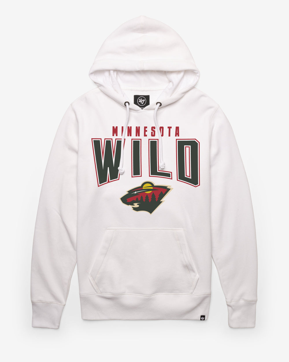 MINNESOTA WILD TEAM ELEMENTS ARCH '47 HEADLINE HOOD WHITE WASH