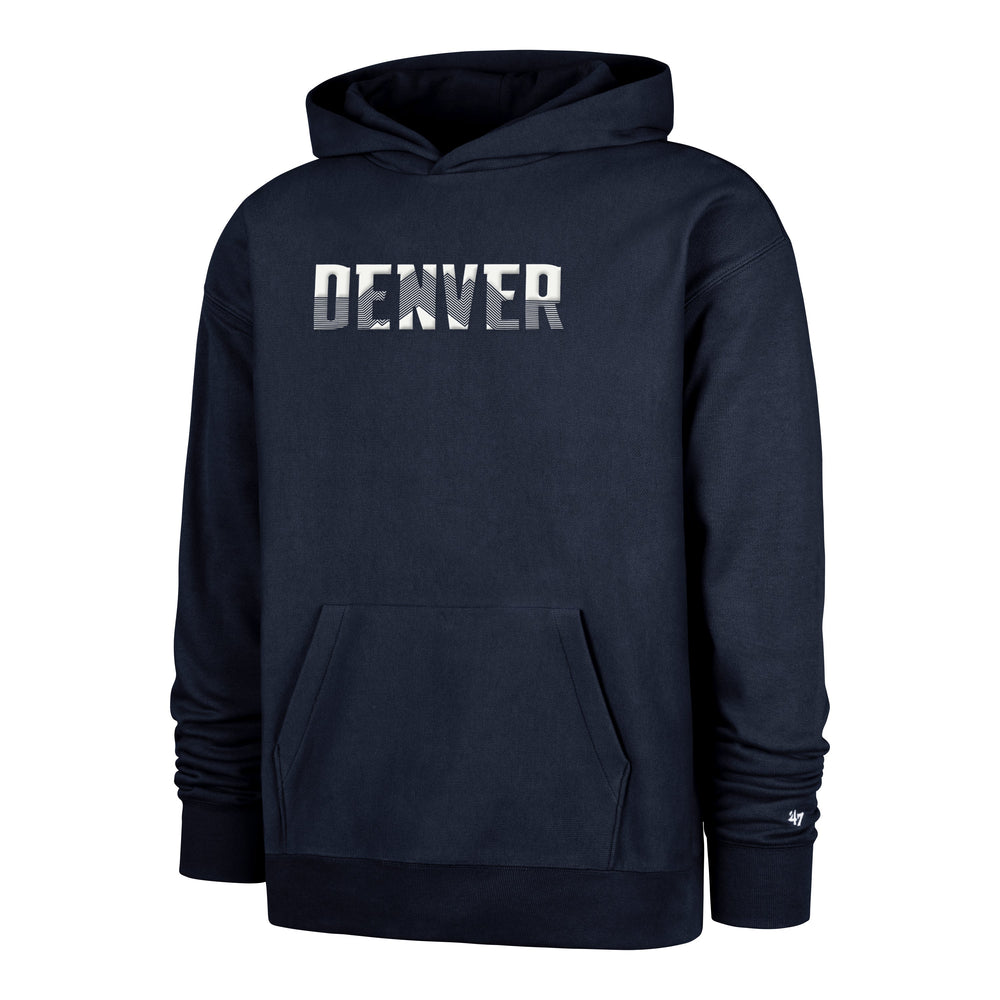 DENVER NUGGETS CITY EDITION DOUBLE CROSSOVER '47 FOUNDATION HOOD NAVY