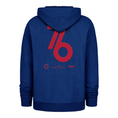PHILADELPHIA 76ERS CITY EDITION DOUBLE CROSSOVER '47 FOUNDATION HOOD ROYAL