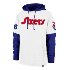 PHILADELPHIA 76ERS CITY EDITION TRIFECTA '47 SHORTSTOP HOOD WHITE WASH