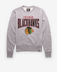 CHICAGO BLACKHAWKS TEAM ELEMENTS ARCH '47 HEADLINE CREW SLATE GREY