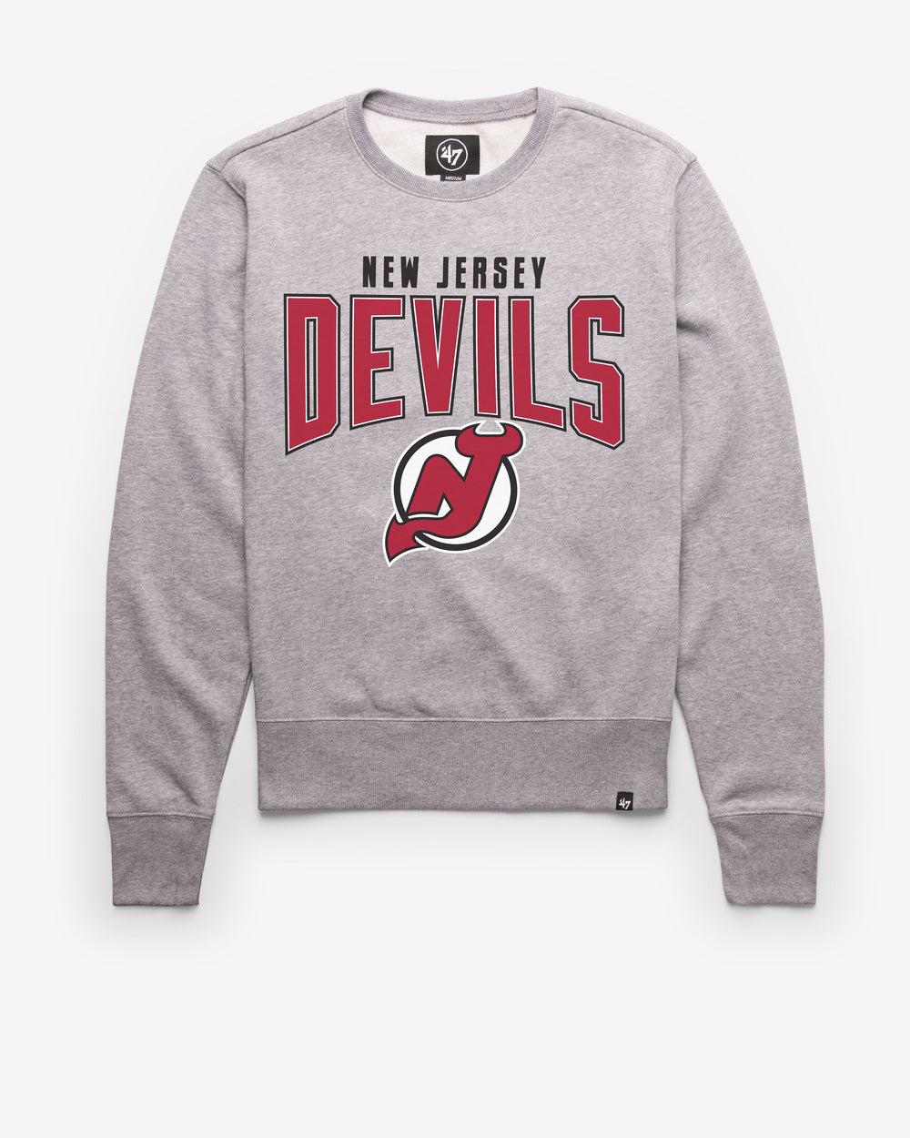 NEW JERSEY DEVILS TEAM ELEMENTS ARCH '47 HEADLINE CREW SLATE GREY
