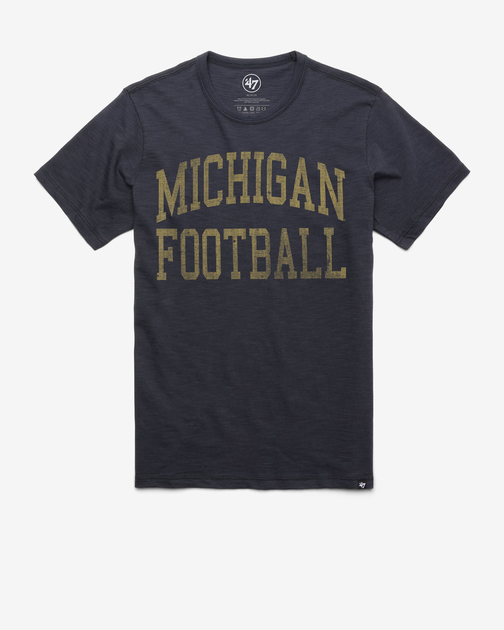 MICHIGAN WOLVERINES CLASSIC BLOCK '47 SCRUM TEE FALL NAVY