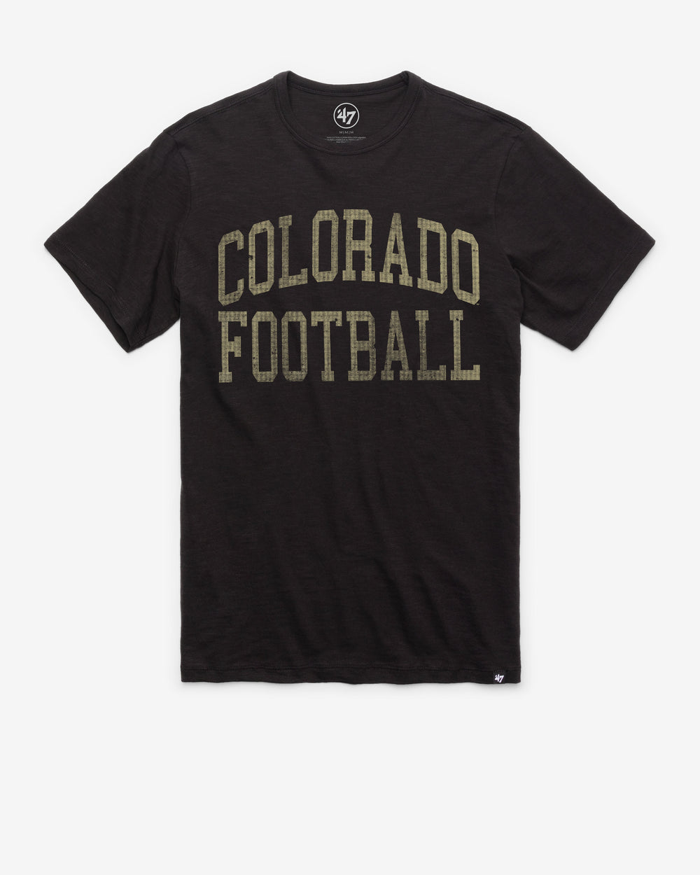 COLORADO BUFFALOES CLASSIC BLOCK '47 SCRUM TEE JET BLACK