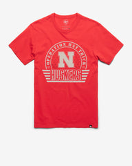 NEBRASKA CORNHUSKERS OHT CONVOY '47 FRANKLIN TEE RACER RED