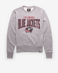 COLUMBUS BLUE JACKETS TEAM ELEMENTS ARCH '47 HEADLINE CREW SLATE GREY