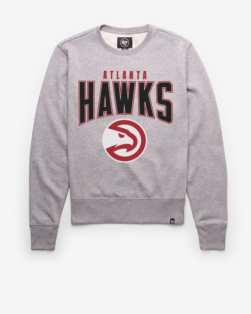 ATLANTA HAWKS TEAM ELEMENTS ARCH '47 HEADLINE CREW SLATE GREY