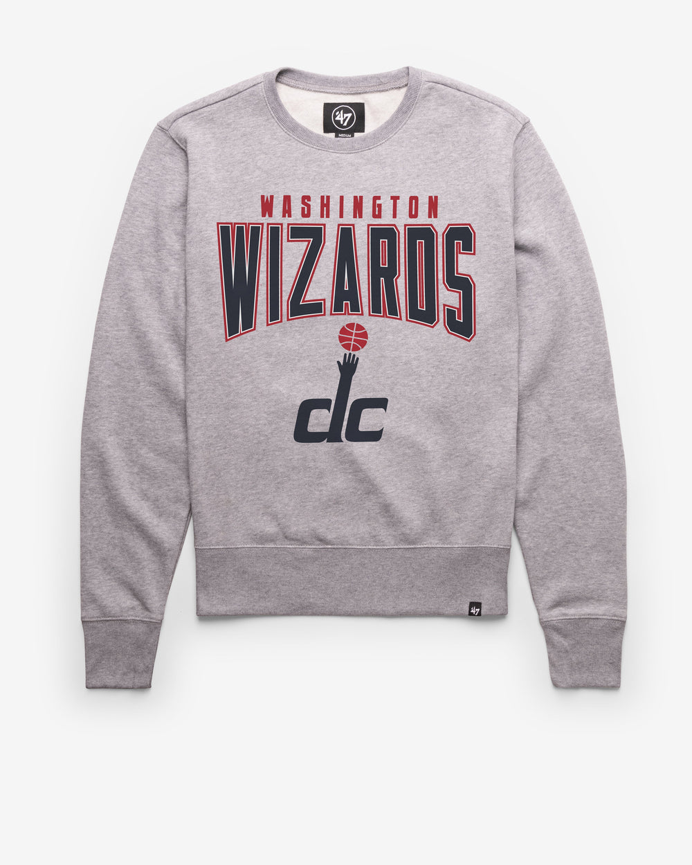WASHINGTON WIZARDS TEAM ELEMENTS ARCH '47 HEADLINE CREW SLATE GREY
