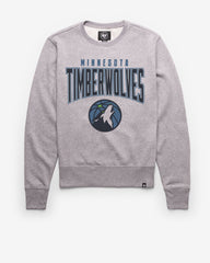 MINNESOTA TIMBERWOLVES TEAM ELEMENTS ARCH '47 HEADLINE CREW SLATE GREY