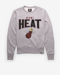 MIAMI HEAT TEAM ELEMENTS ARCH '47 HEADLINE CREW SLATE GREY