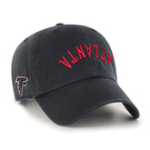 ATLANTA FALCONS UPSIDE DOWN '47 CLEAN UP BLACK