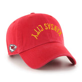 KANSAS CITY CHIEFS UPSIDE DOWN '47 CLEAN UP RED