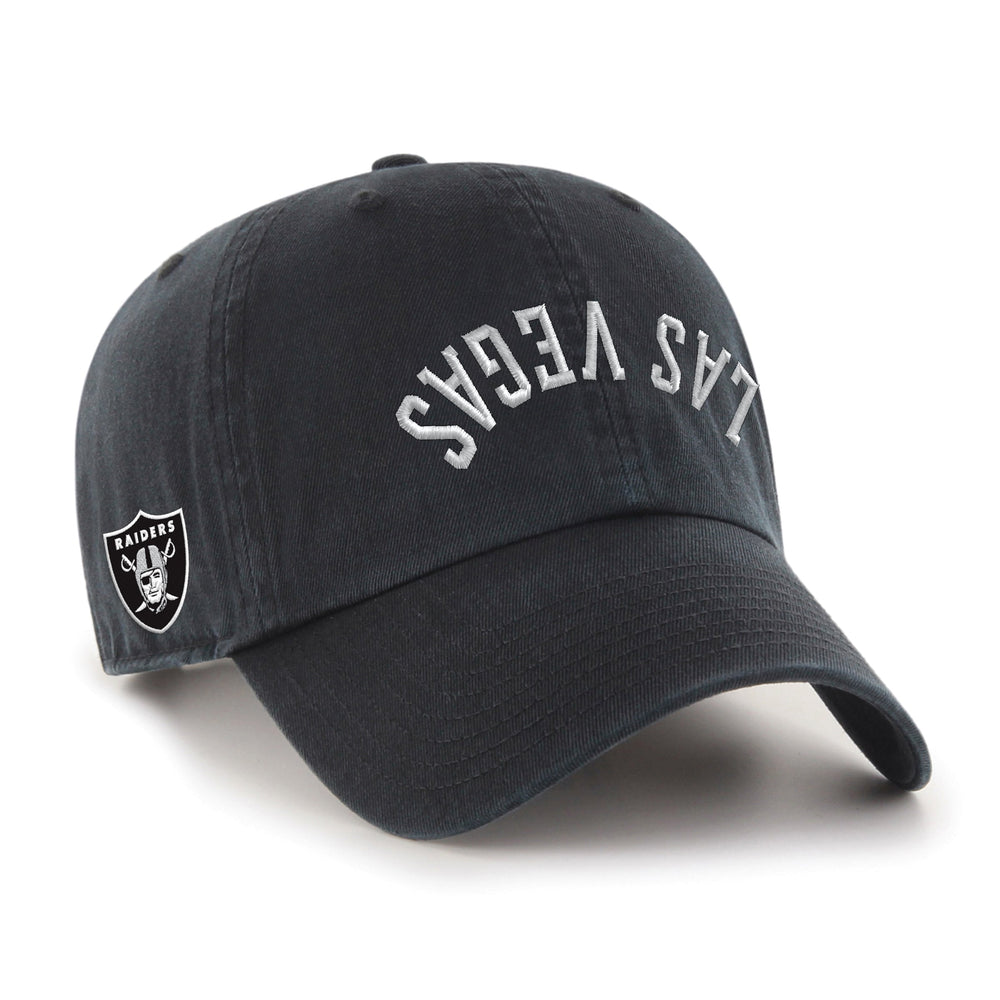 LAS VEGAS RAIDERS UPSIDE DOWN '47 CLEAN UP BLACK