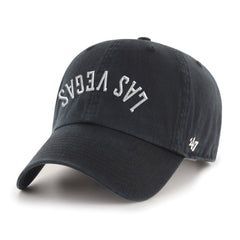 LAS VEGAS RAIDERS UPSIDE DOWN '47 CLEAN UP BLACK