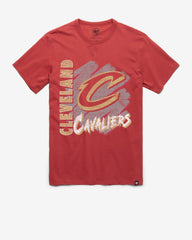 CLEVELAND CAVALIERS FRONT ROW '47 FRANKLIN TEE MISSION RED