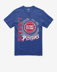 DETROIT PISTONS FRONT ROW '47 FRANKLIN TEE JETTY BLUE