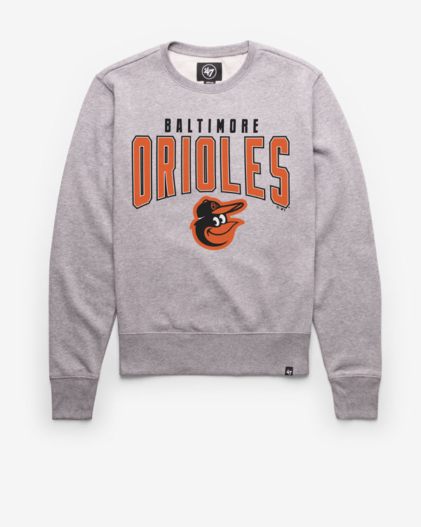 BALTIMORE ORIOLES TEAM ELEMENTS ARCH '47 HEADLINE CREW SLATE GREY