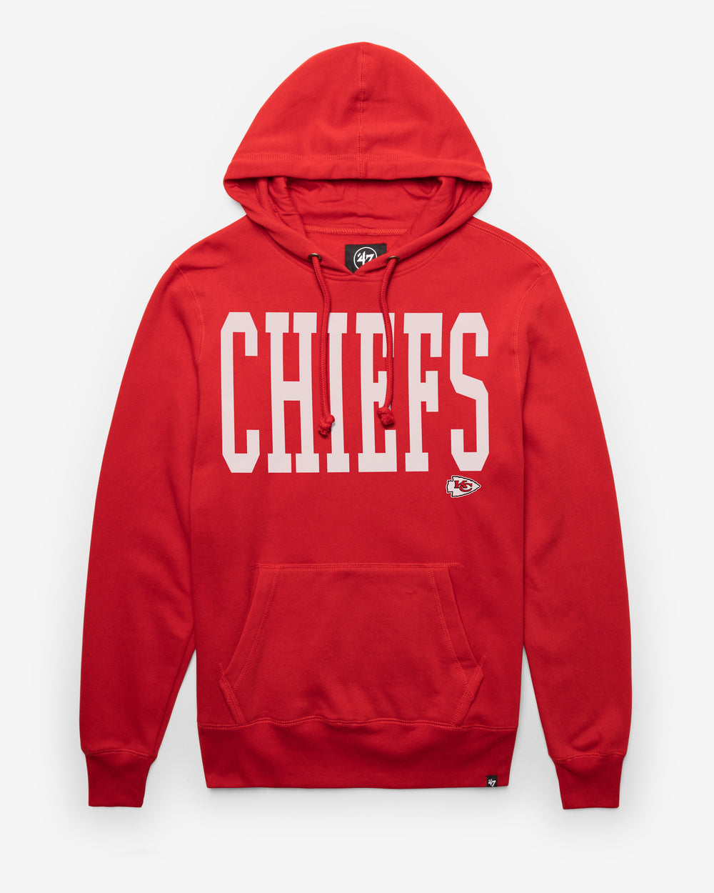 KANSAS CITY CHIEFS DIME '47 HEADLINE HOOD RED