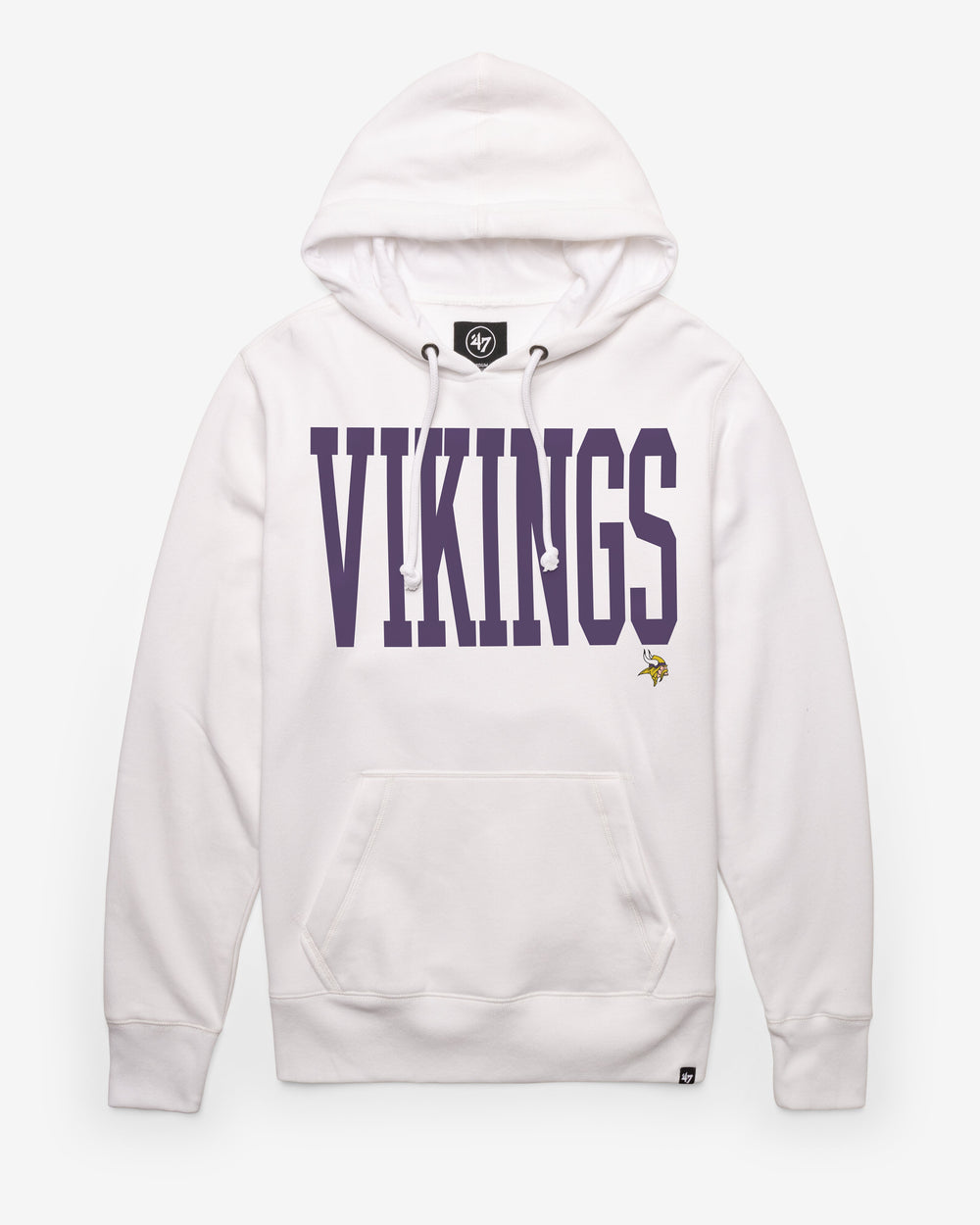 MINNESOTA VIKINGS DIME '47 HEADLINE HOOD WHITE WASH