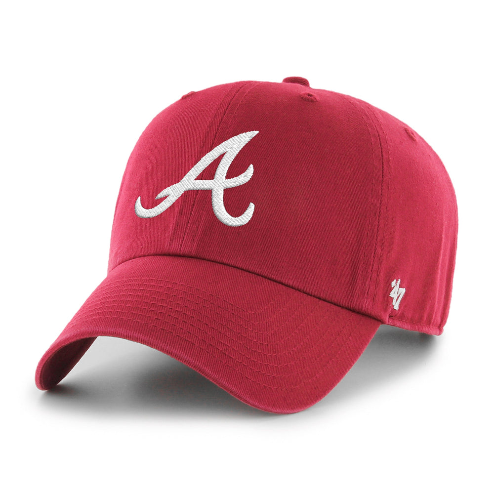 ATLANTA BRAVES '47 CLEAN UP WOMENS DARK RED