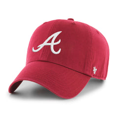 ATLANTA BRAVES '47 CLEAN UP WOMENS DARK RED