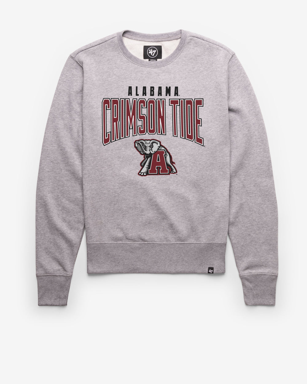 ALABAMA CRIMSON TIDE TEAM ELEMENTS ARCH '47 HEADLINE CREW SLATE GREY