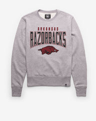 ARKANSAS RAZORBACKS TEAM ELEMENTS ARCH '47 HEADLINE CREW SLATE GREY