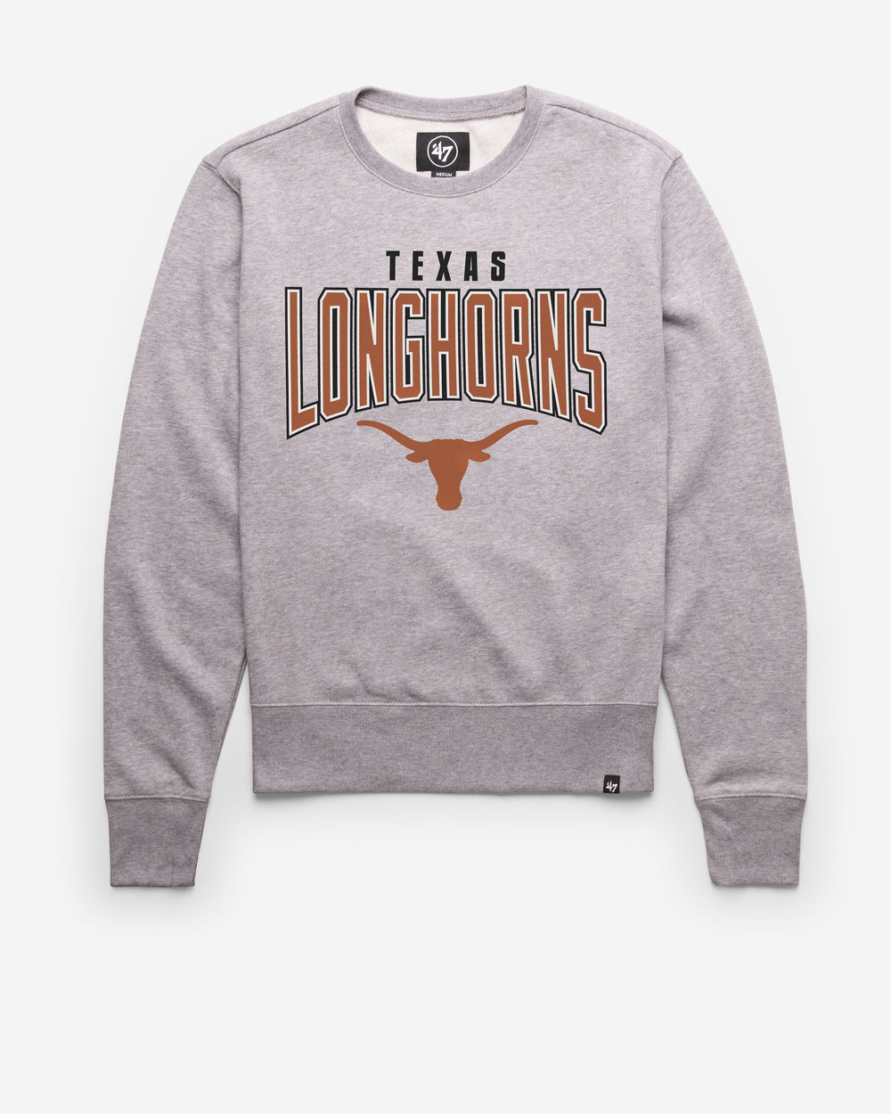 TEXAS LONGHORNS TEAM ELEMENTS ARCH '47 HEADLINE CREW SLATE GREY