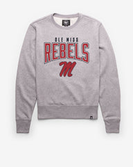 MISSISSIPPI REBELS TEAM ELEMENTS ARCH '47 HEADLINE CREW SLATE GREY
