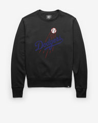 LOS ANGELES DODGERS IMPRINT '47 HEADLINE CREW JET BLACK