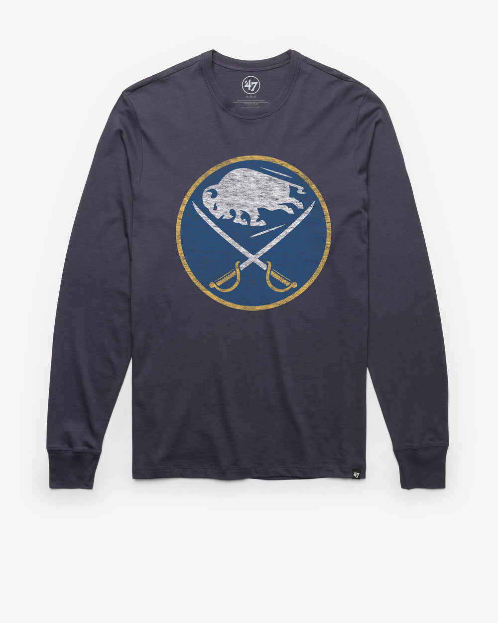 BUFFALO SABRES PREMIER '47 FRANKLIN LONG SLEEVE TEE ATLAS BLUE