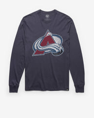 COLORADO AVALANCHE PREMIER '47 FRANKLIN LONG SLEEVE TEE ATLAS BLUE
