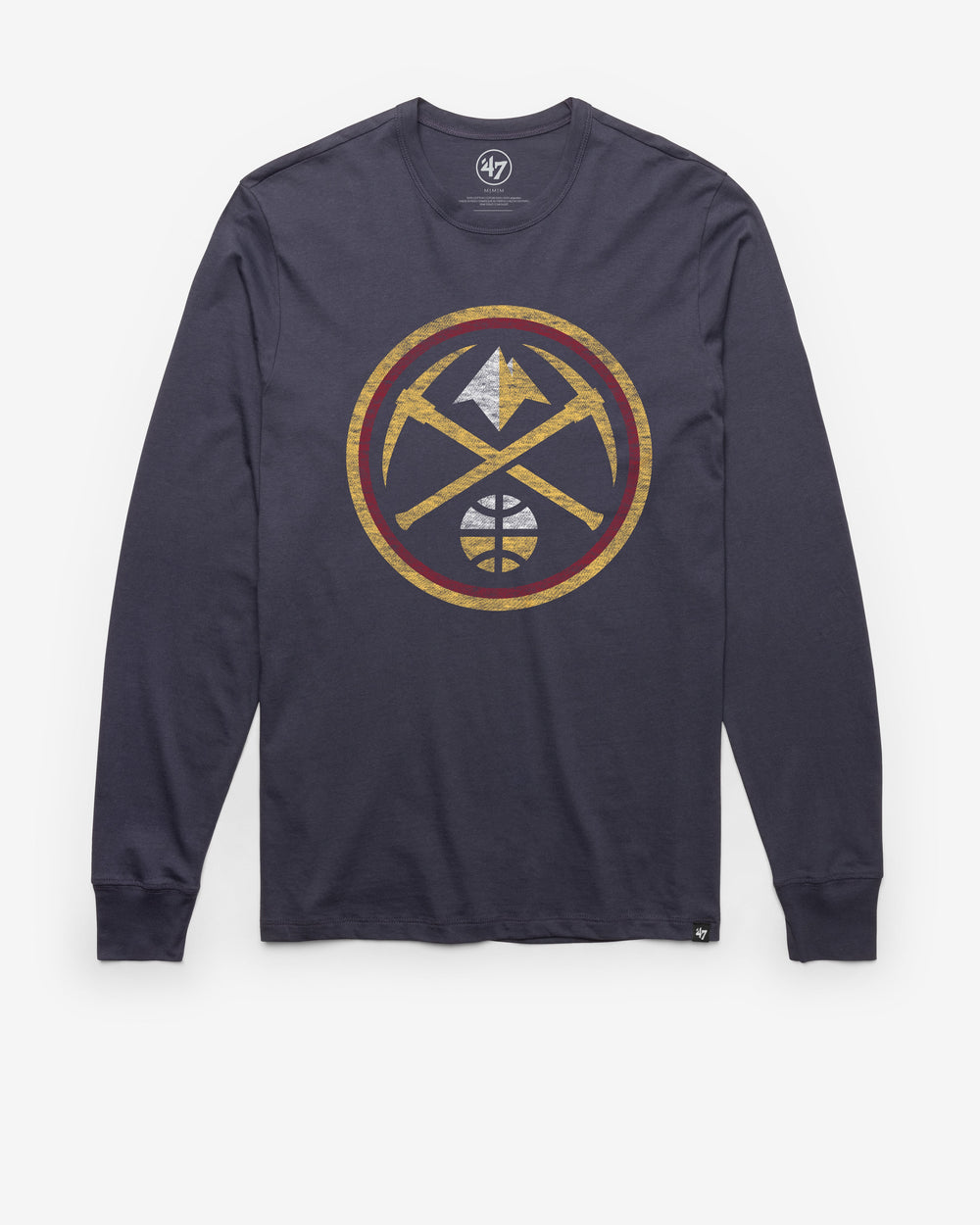 DENVER NUGGETS PREMIER '47 FRANKLIN LONG SLEEVE TEE ATLAS BLUE