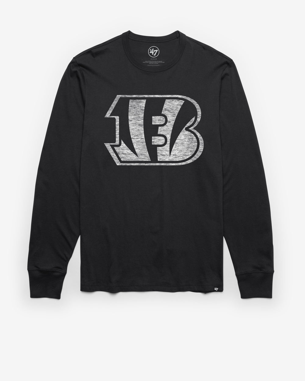 CINCINNATI BENGALS PREMIER '47 FRANKLIN LONG SLEEVE TEE FLINT BLACK