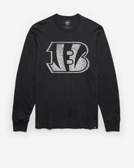 CINCINNATI BENGALS PREMIER '47 FRANKLIN LONG SLEEVE TEE FLINT BLACK