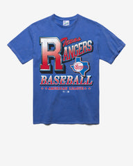 TEXAS RANGERS COOPERSTOWN LOCKER VINTAGE '47 TUBULAR TEE DT CALI BLUE
