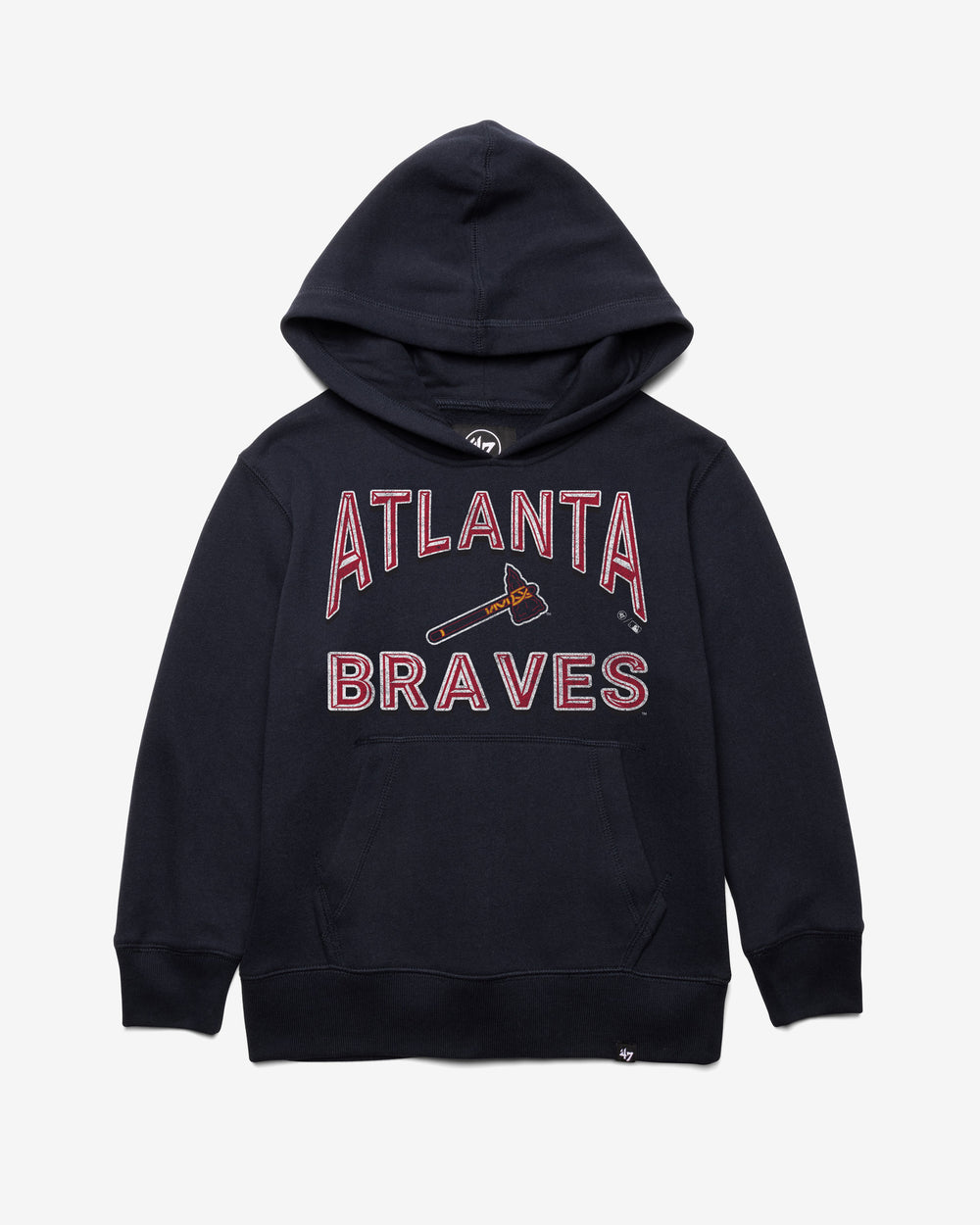 ATLANTA BRAVES FAN OUT '47 HEADLINE HOOD KIDS FALL NAVY