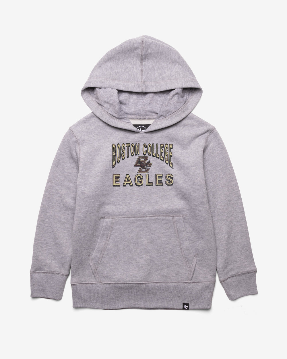 BOSTON COLLEGE EAGLES BC FAN OUT '47 HEADLINE HOOD KIDS SLATE GREY