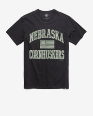 NEBRASKA CORNHUSKERS OHT MAJOR '47 FRANKLIN TEE FLINT BLACK