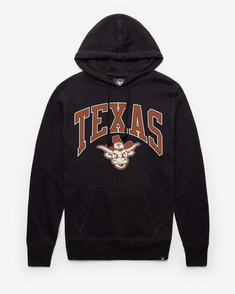 TEXAS LONGHORNS VINTAGE UNDERCARD '47 HEADLINE HOOD JET BLACK